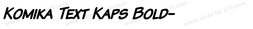 Komika Text Kaps Bold字体转换